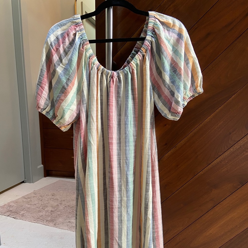 Madewell rainbow dress